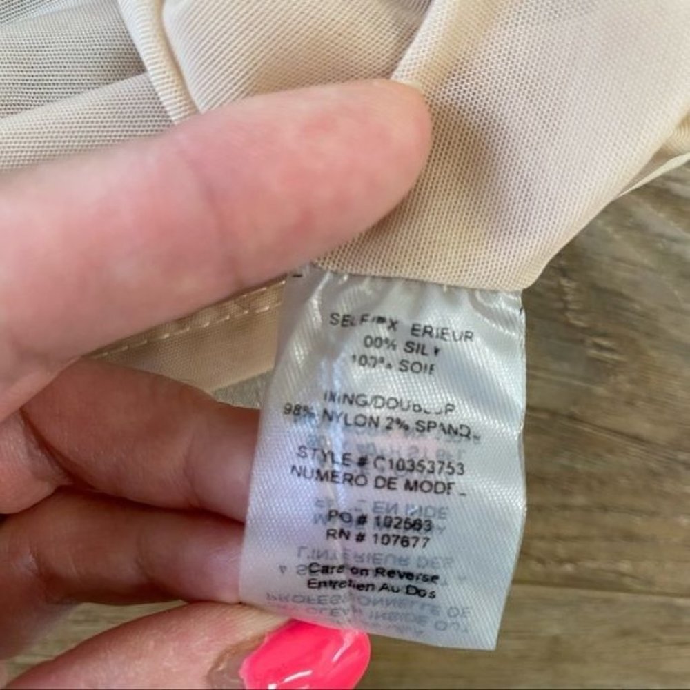 ALICE+OLIVIA Beaded Sequins Embellished 100% Silk Mini Cocktail dress Sz 2 EUC - Picture 7 of 16